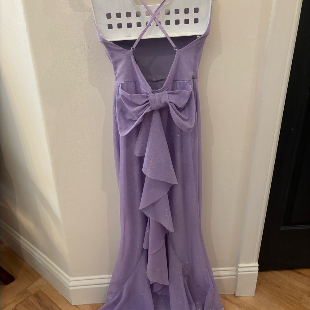 Windsor Lilac Glitter Dress XS